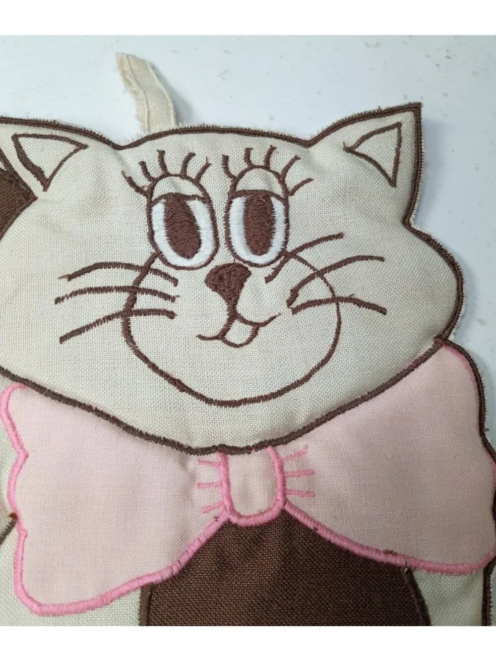 Vintage Figural Cat Potholders Trivets Kitsch Cottage Handmade Kemp & Beatley